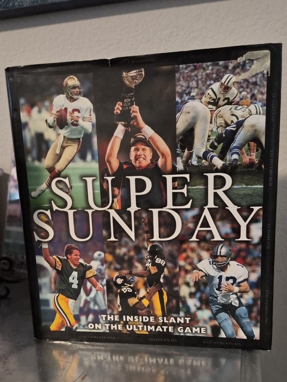 Super Sunday Hardcover Book - Joe Namath Signed